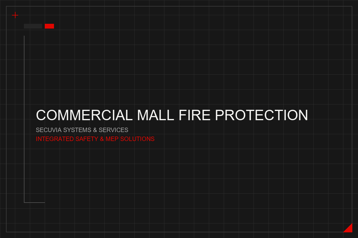Commercial Mall Fire Protection