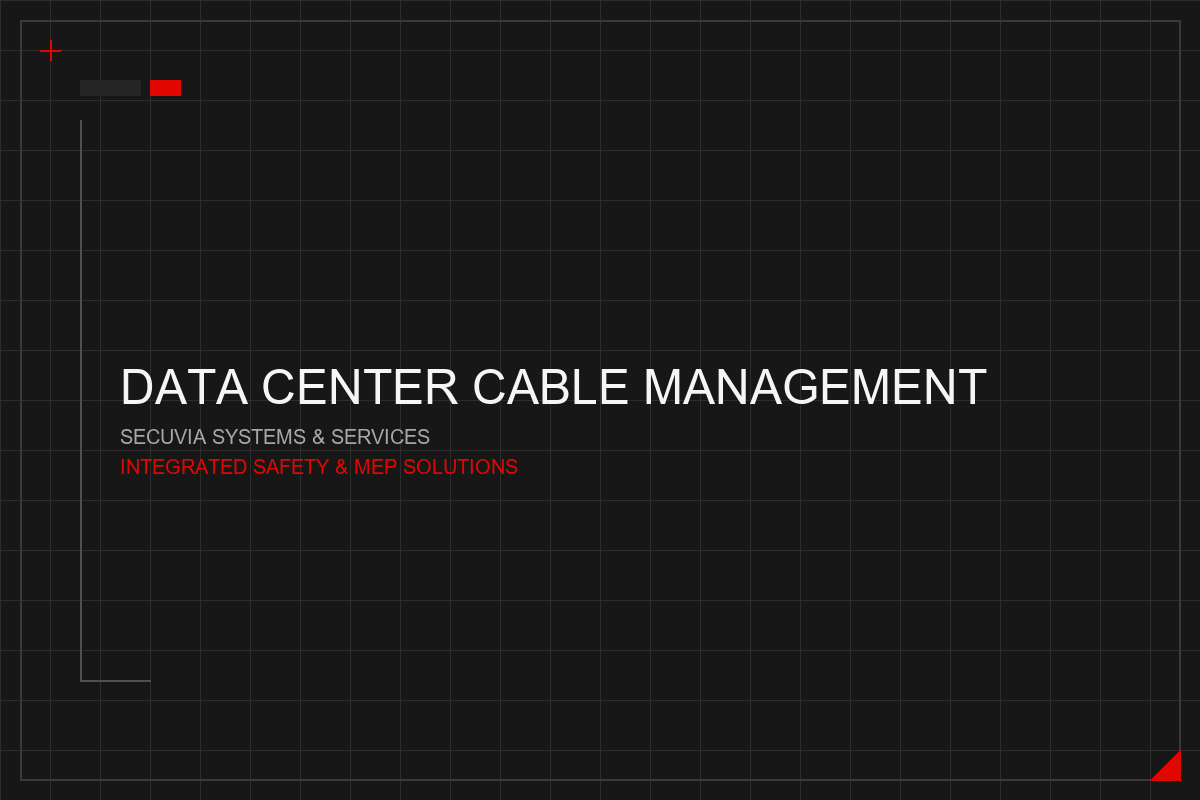 Data Center Cable Management